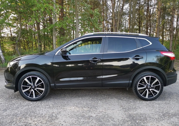 Nissan Qashqai cena 57900 przebieg: 134200, rok produkcji 2014 z Łosice małe 121